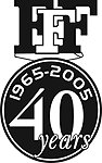 Federation of Fly Fishers 40 year anniversary logo.